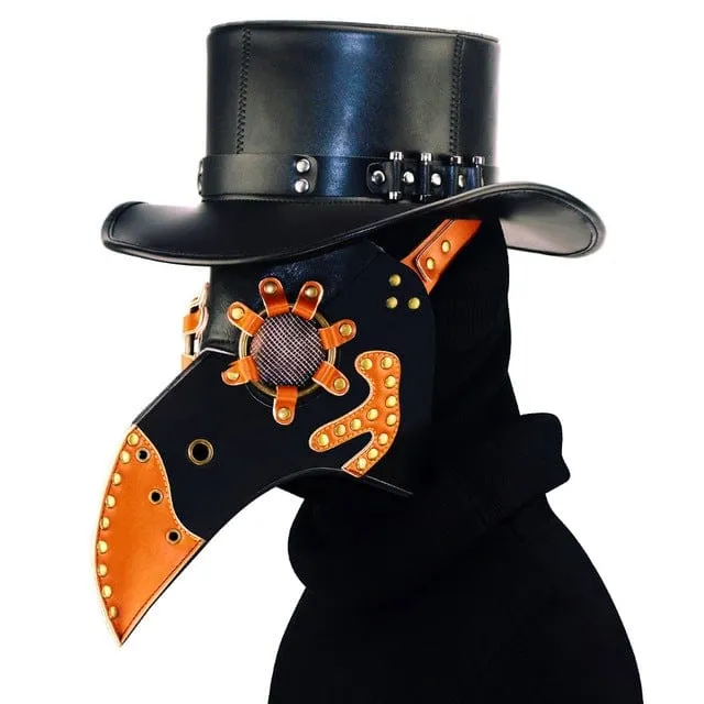 Steampunk Double Color Masquerade Schnabelmaske