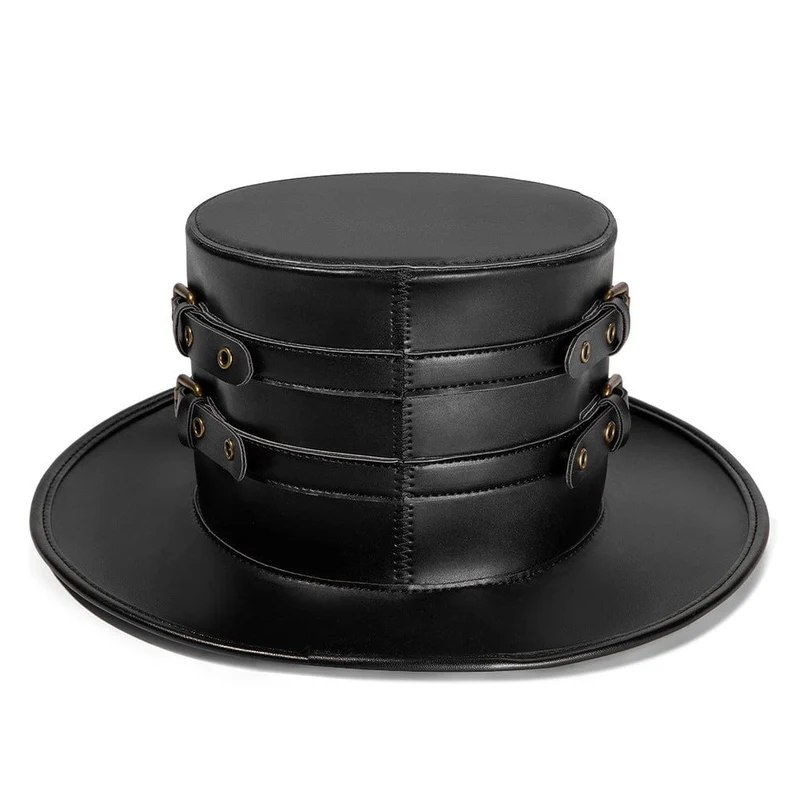 Steampunk Metall-Elchmütze für Herren