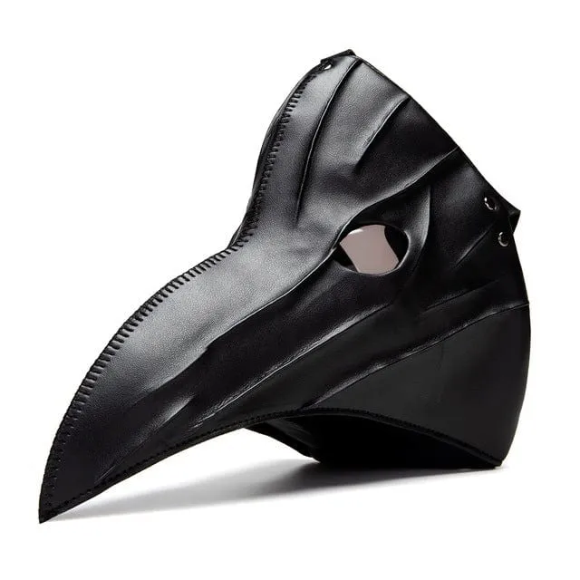 Steampunk einfarbig gefaltete Schnabelmaske