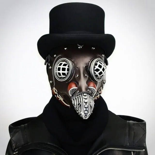 Steampunk Pest Arzt Schnabelmaske