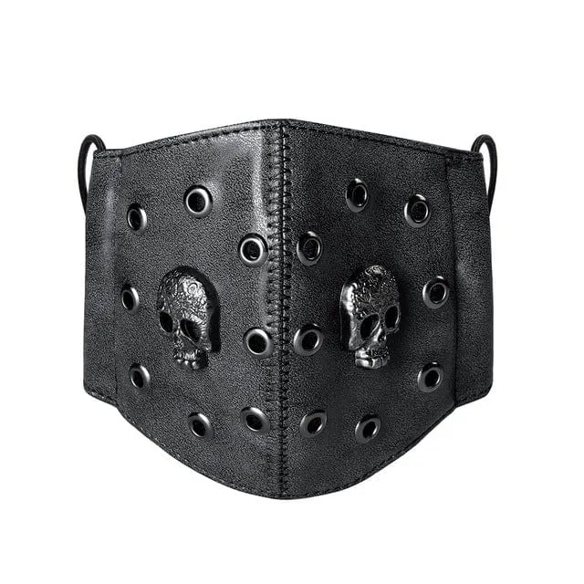 Steampunk Totenkopfmaske mit Ausschnitten
