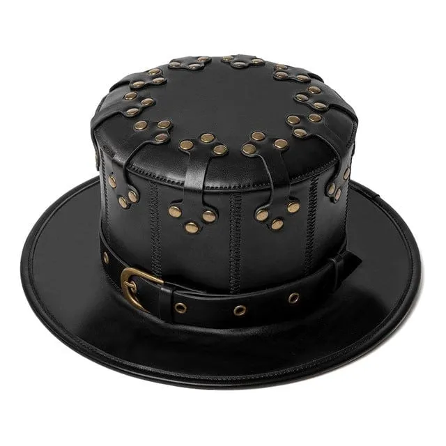 Steampunk-Schnallen-Spleiß-Hut