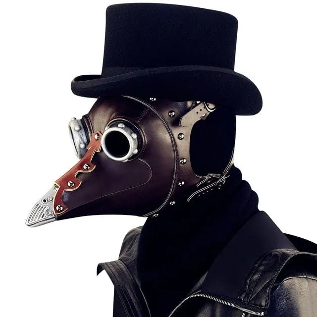 Steampunk Kunstleder-Spleiß-Hut