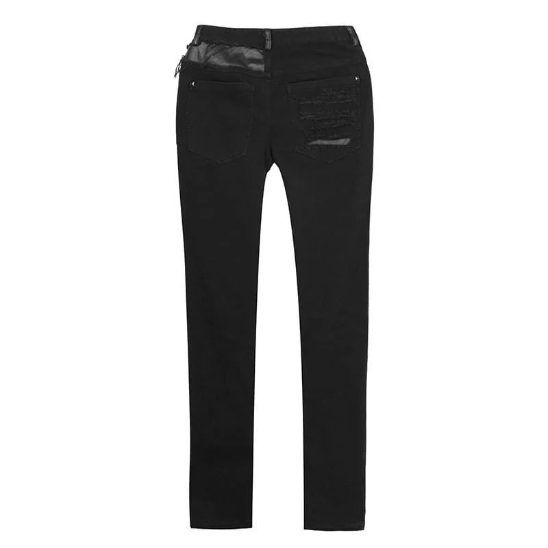 Punk-Haremsjeans für Herren mit Rissen