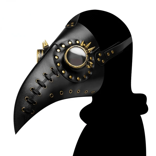 Steampunk Stitch Rivets Schnabelmaske
