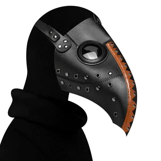 Steampunk doppelte Farbe genagelte Maskerade-Maske