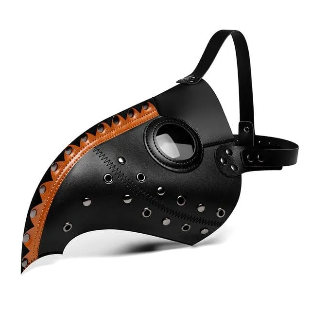 Steampunk doppelte Farbe genagelte Maskerade-Maske
