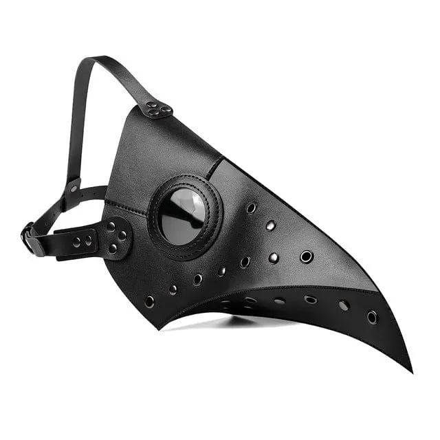 Steampunk Pestarzt Schnabelmaske mit Ausschnitt