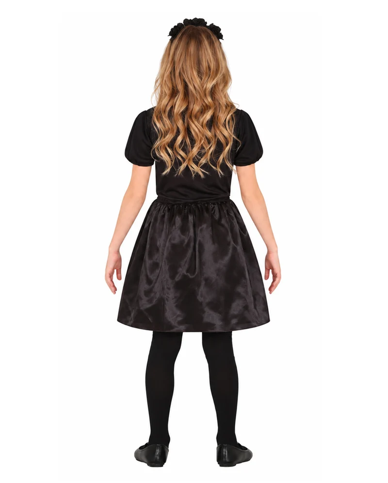 Gothic Braut Kostüm für Kinder