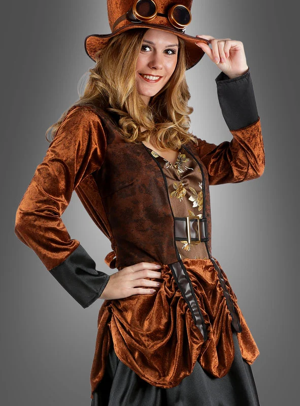 Steampunk Fashion Kleid braun