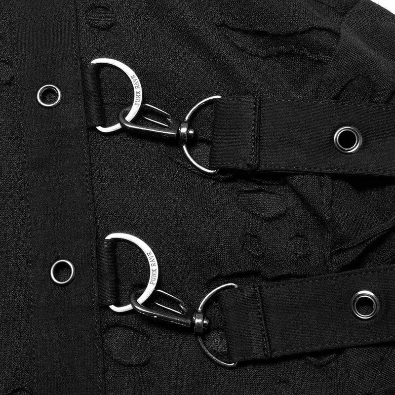 Gothic Ripped Splice Strickoberteil für Herren