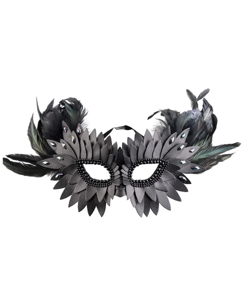 Augenmaske schwarze Eule