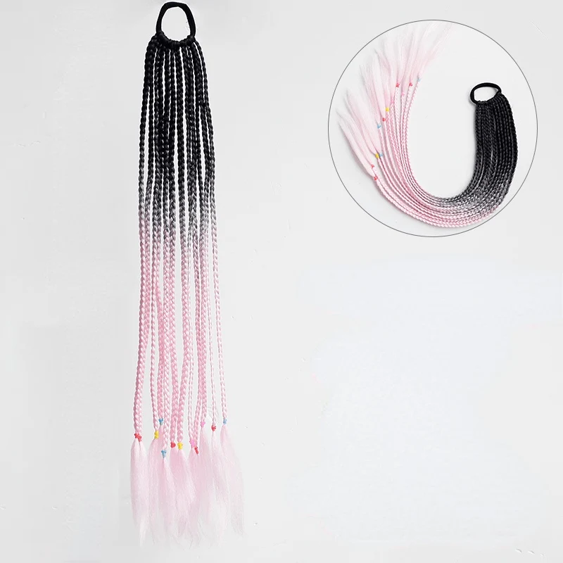 Afro Curly Synthetische Haarverlängerung für Damen
