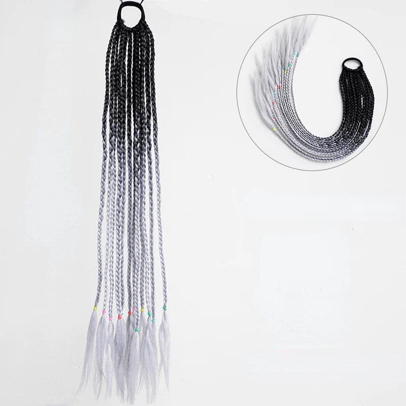 Afro Curly Synthetische Haarverlängerung für Damen