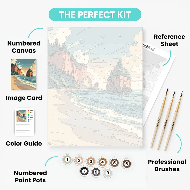 Olympic National Park - Paint by Numbers Kit