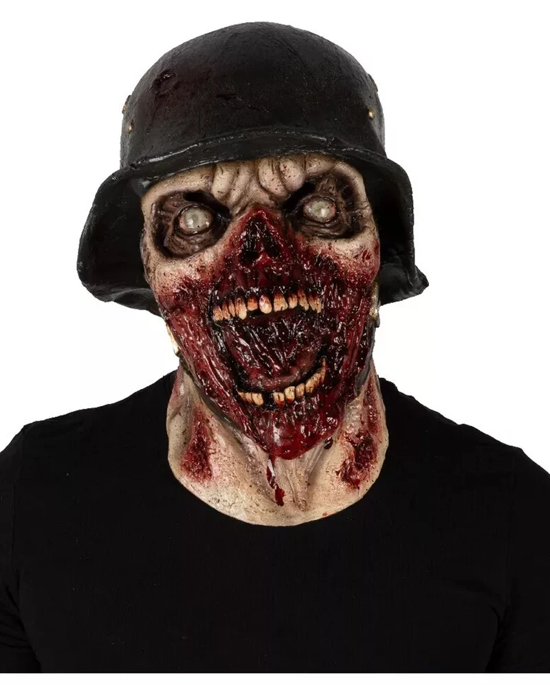 1945 Zombie Kriegssoldaten Maske