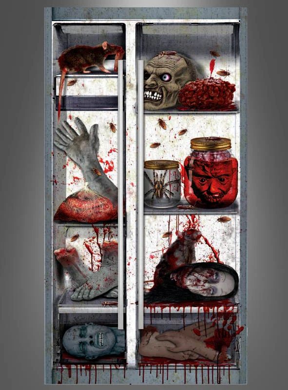 Kühlschrank Halloween Dekoration 76 x 160 cm