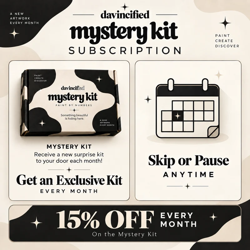Davincified Mystery Paint by Numbers Kit