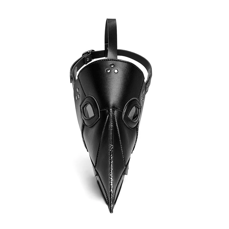 Steampunk Halloween-Maske mit breitem Schnabel