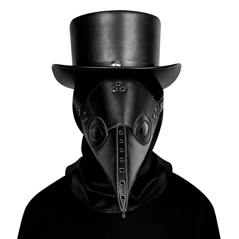 Steampunk-Pest-Doktor-Hakenschnabel-Maske