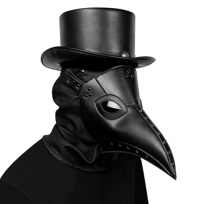 Steampunk-Pest-Doktor-Hakenschnabel-Maske