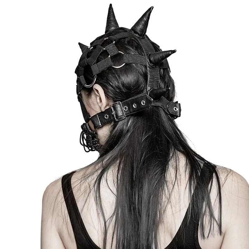 Steampunk Strappy Subulate Elastische Maske