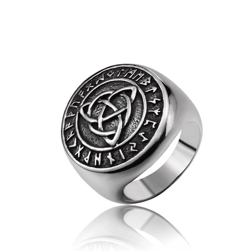 Keltischer Punk-Knotenring für Herren
