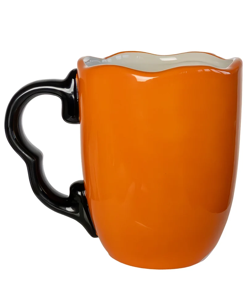 Große Halloween Tasse mit Spinne & Spinnennetz 500ml