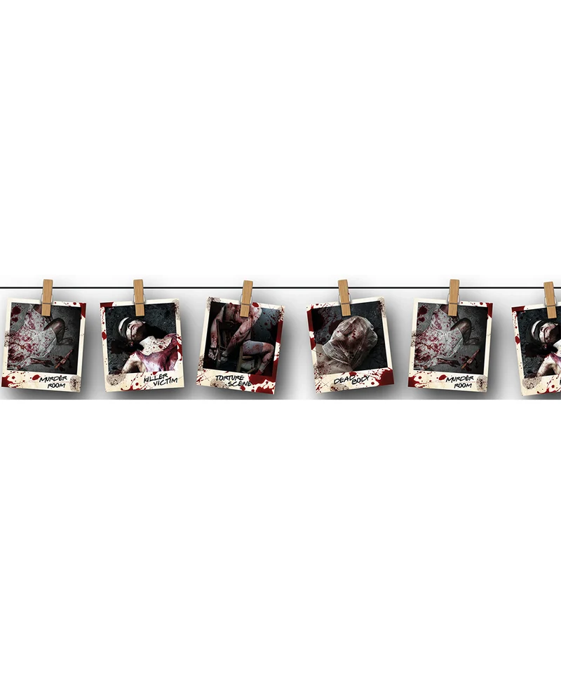 Horror Tatort Halloween Girlande 274cm
