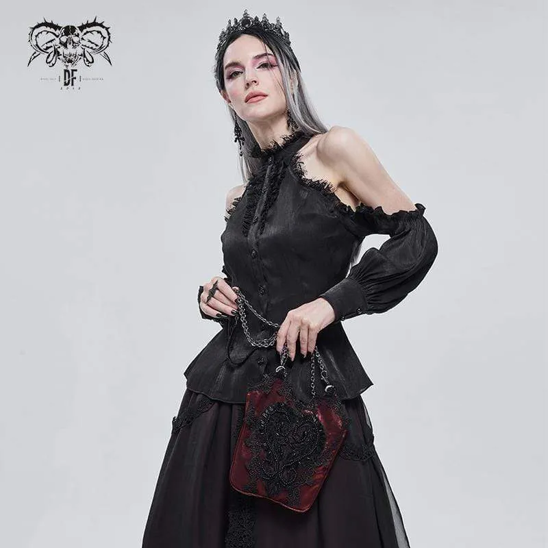 Gothic Floral Double Color Tasche für Damen