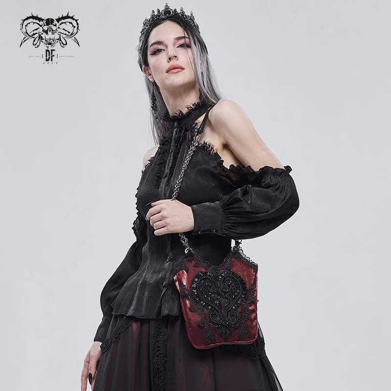 Gothic Floral Double Color Tasche für Damen