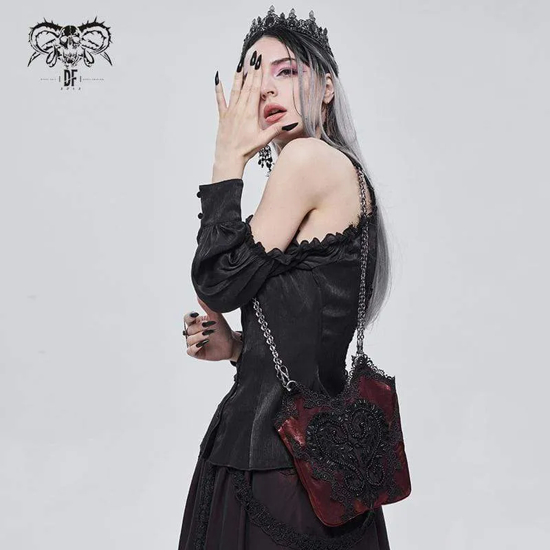 Gothic Floral Double Color Tasche für Damen