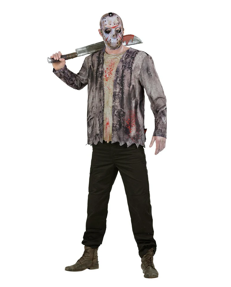 Jason Vorhees Kostüm mit Maske
