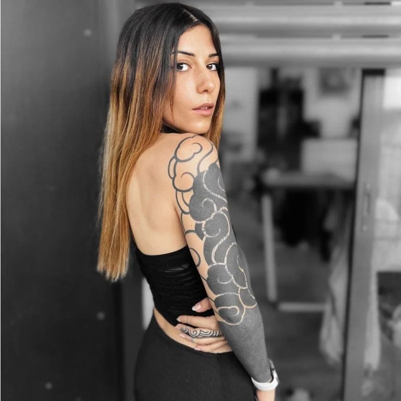 Zerrissenes Neckholder-Crop-Top im Grunge-Stil für Damen