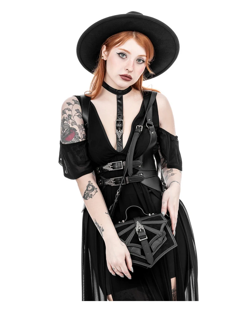 Night Creature Gothic Schultertasche