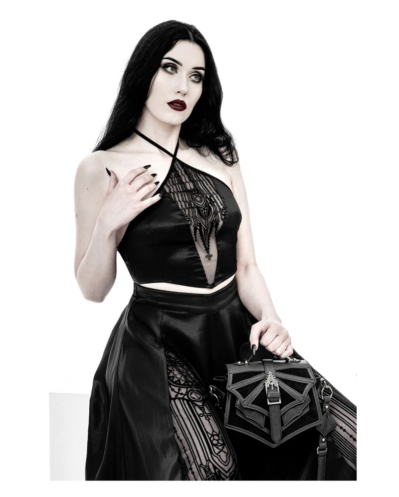 Night Creature Gothic Schultertasche