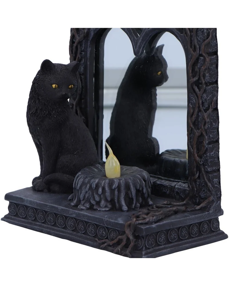 Magic Mirror mit Katze & Kerze 21cm