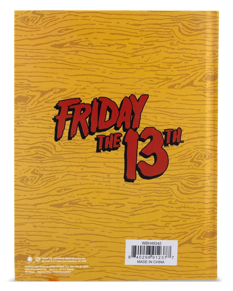 Freitag der 13. Camp Crystal Lake Notizbuch