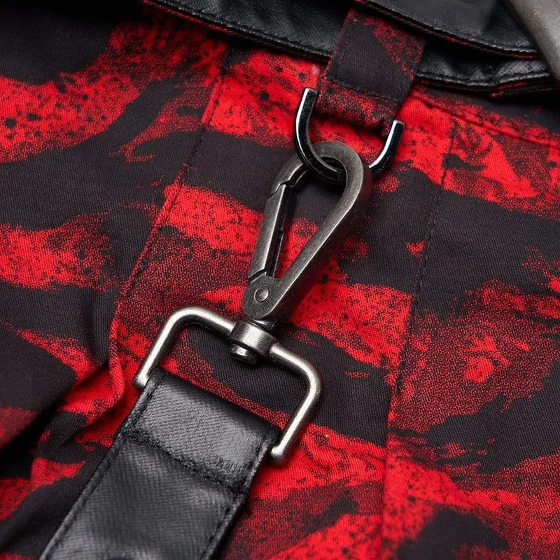 Damen Grunge Dip-Dye Faltenrock mit Gürtel