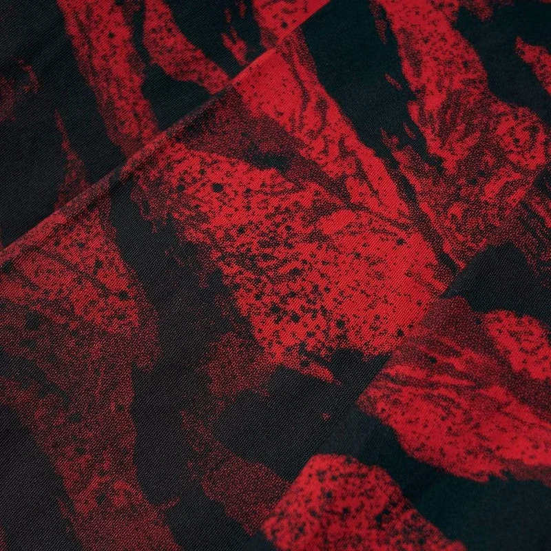 Damen Grunge Dip-Dye Faltenrock mit Gürtel