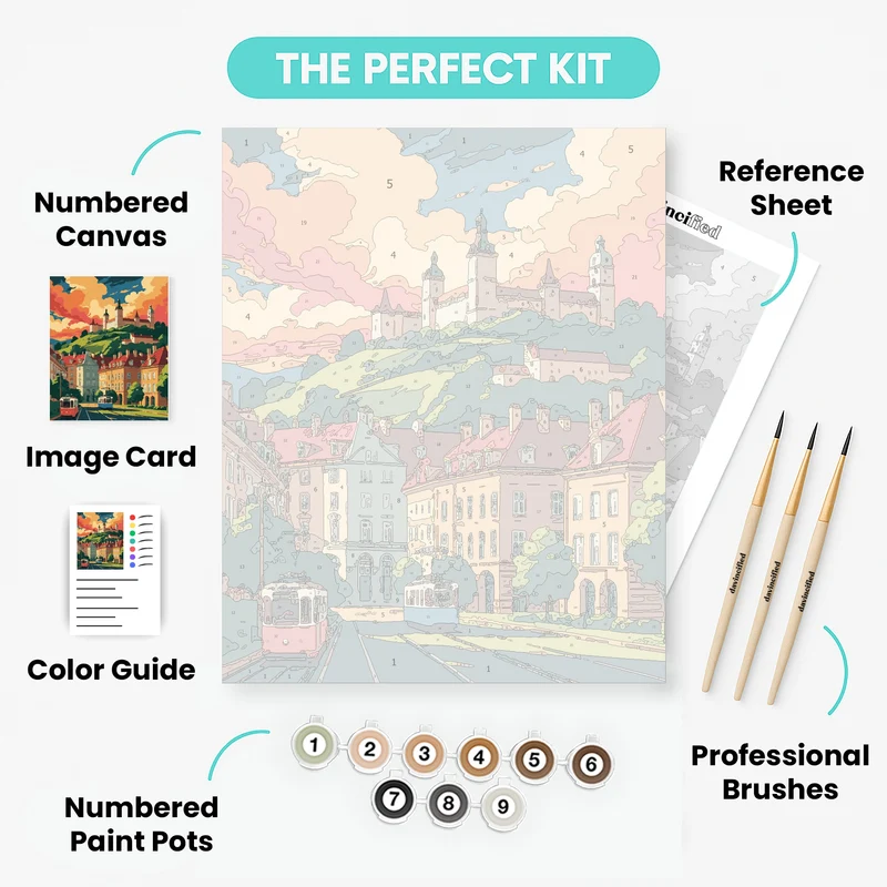 Bratislava - Paint by Numbers Kit