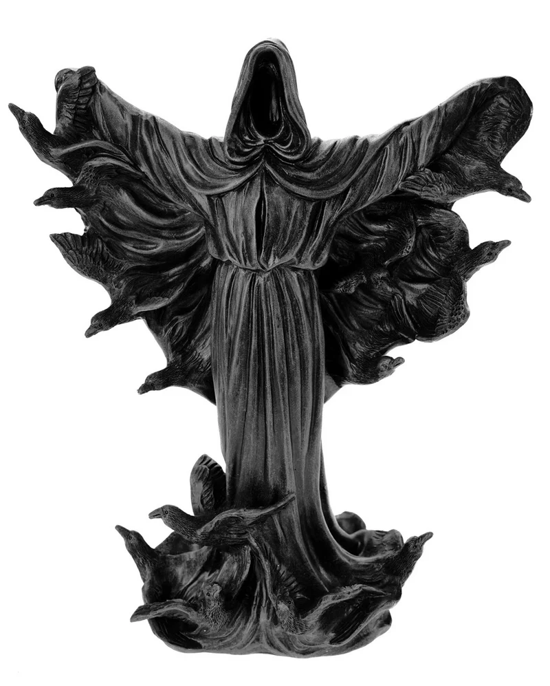 Grim Reaper mit Schwarzen Raben 29cm