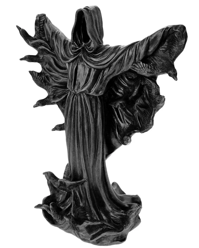 Grim Reaper mit Schwarzen Raben 29cm