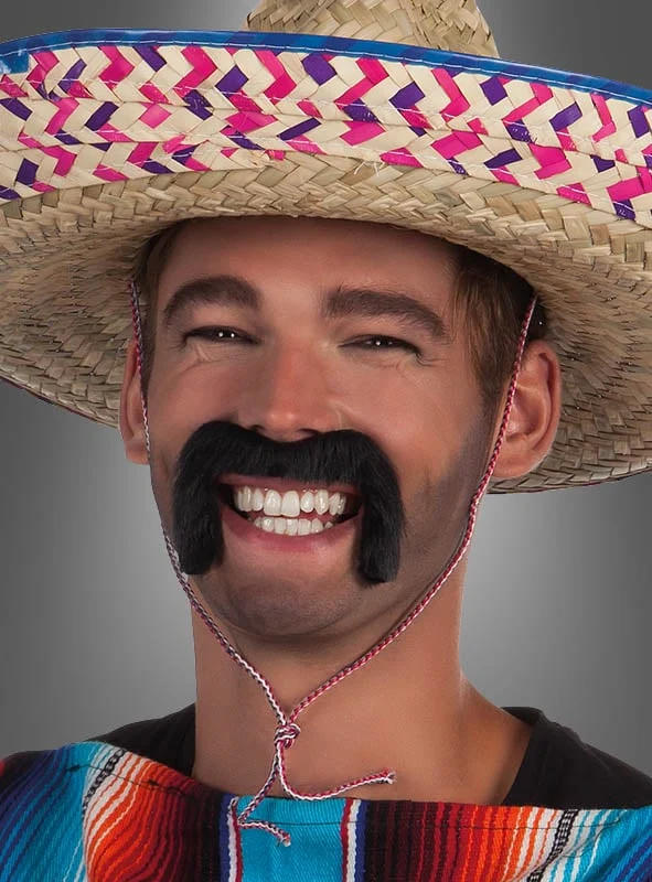 Bart Mexikaner schwarz