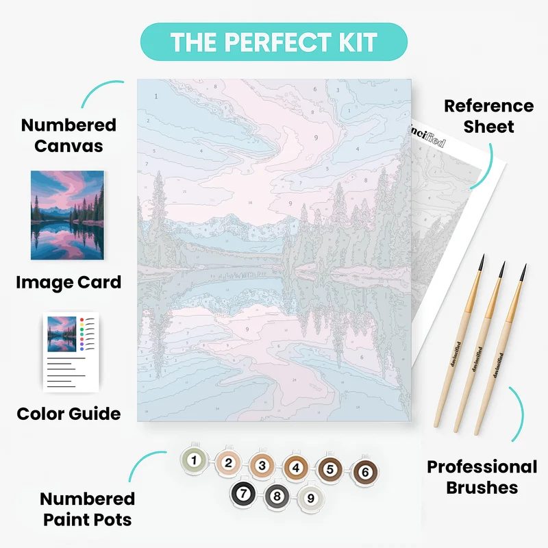 Grand Teton National Park - Paint by Numbers Kit