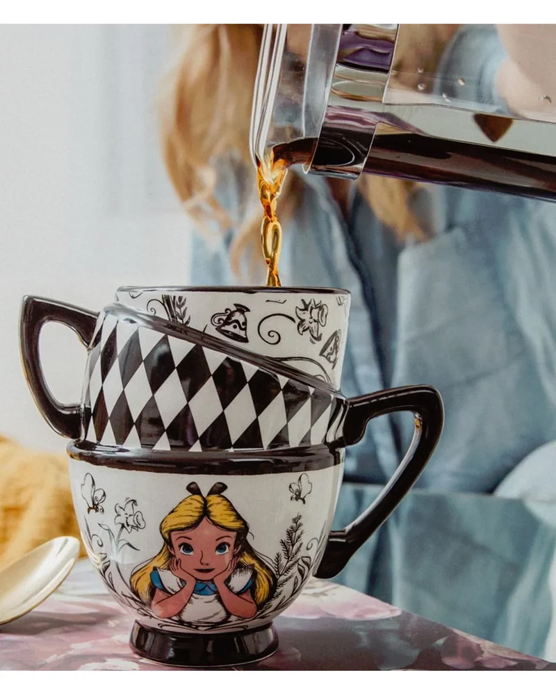 Disney Alice im Wunderland gestapelte Teetasse