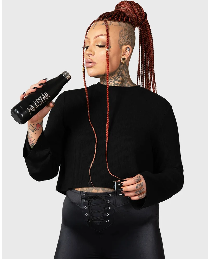 KILLSTAR Savasana Metall Wasserflasche