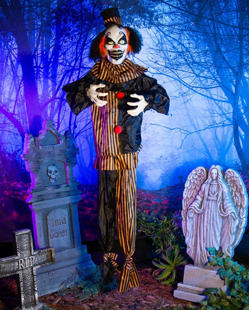 Shivering Clown mit Bewegung, Sound & Light 170cm