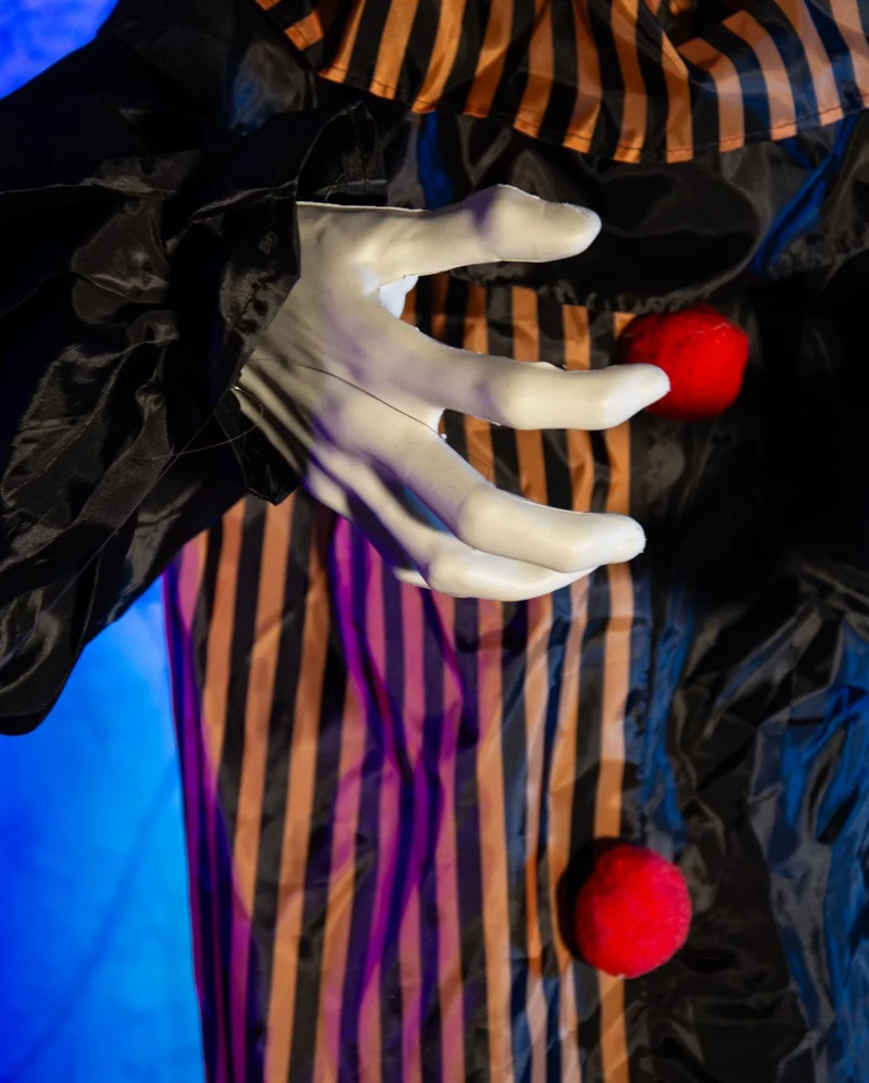 Shivering Clown mit Bewegung, Sound & Light 170cm