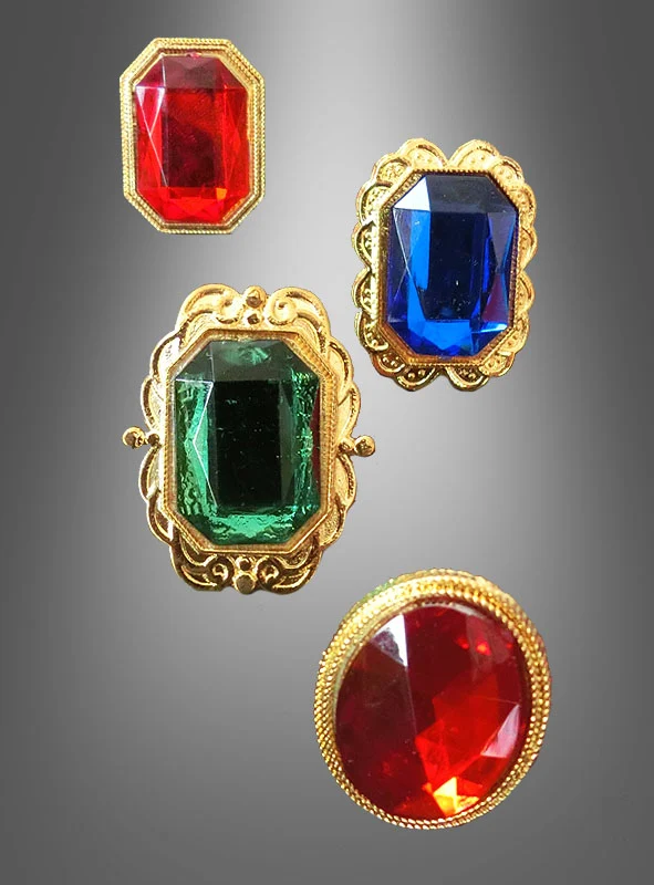 Goldener Ring mit Schmuckstein verstellbar